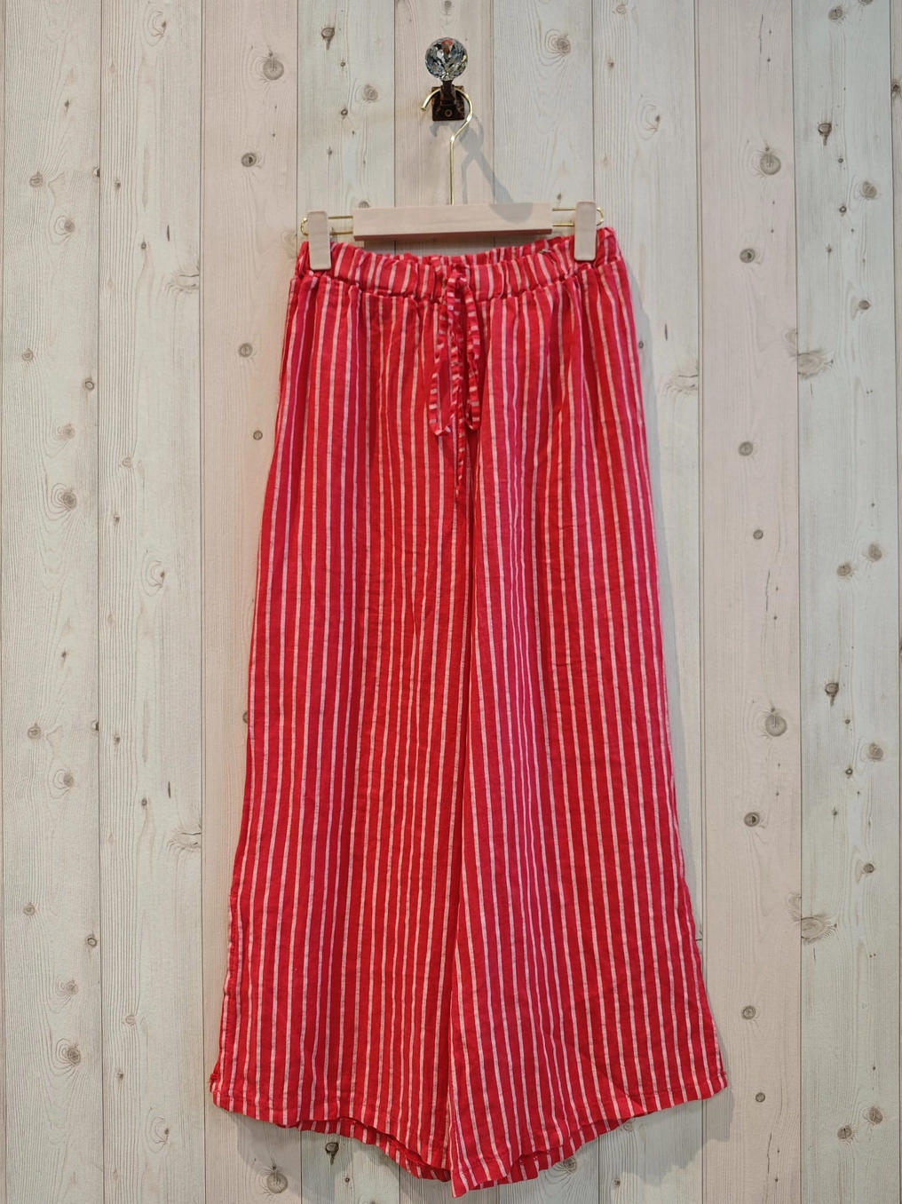 Linen Striped Pants