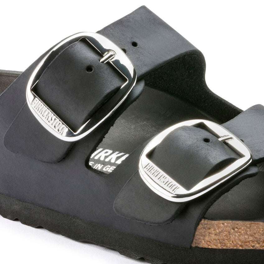 Arizona Big Buckle Oiled Leather Sandal