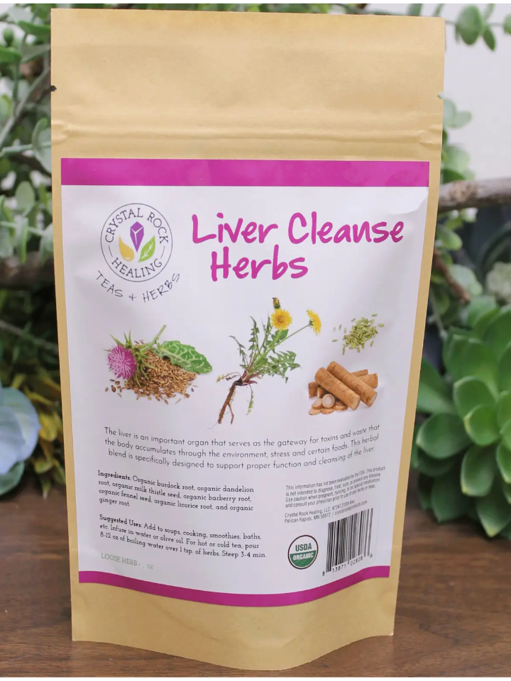Liver Cleanse Loose Organic Herbs 2 oz