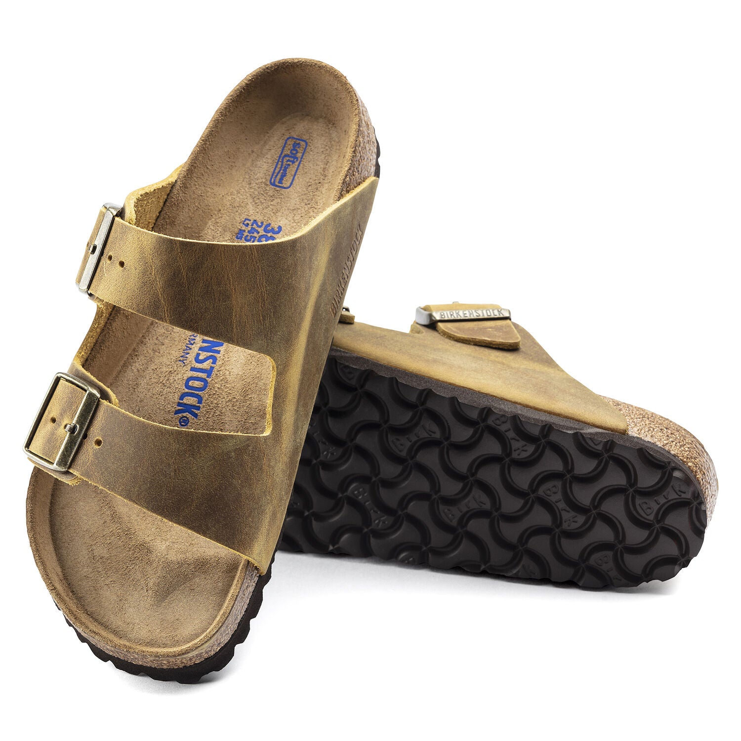 Arizona Oiled Leather Soft Footbed Sandal