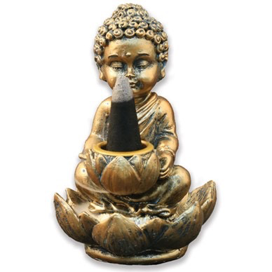 Mini Buddha Backflow Incense Burner