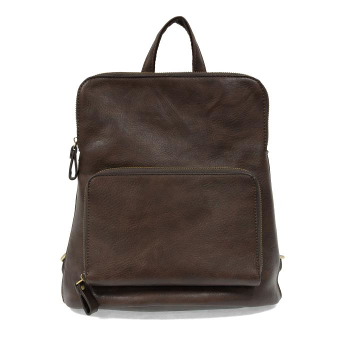 Julia Mini Backpack-Dark Oak