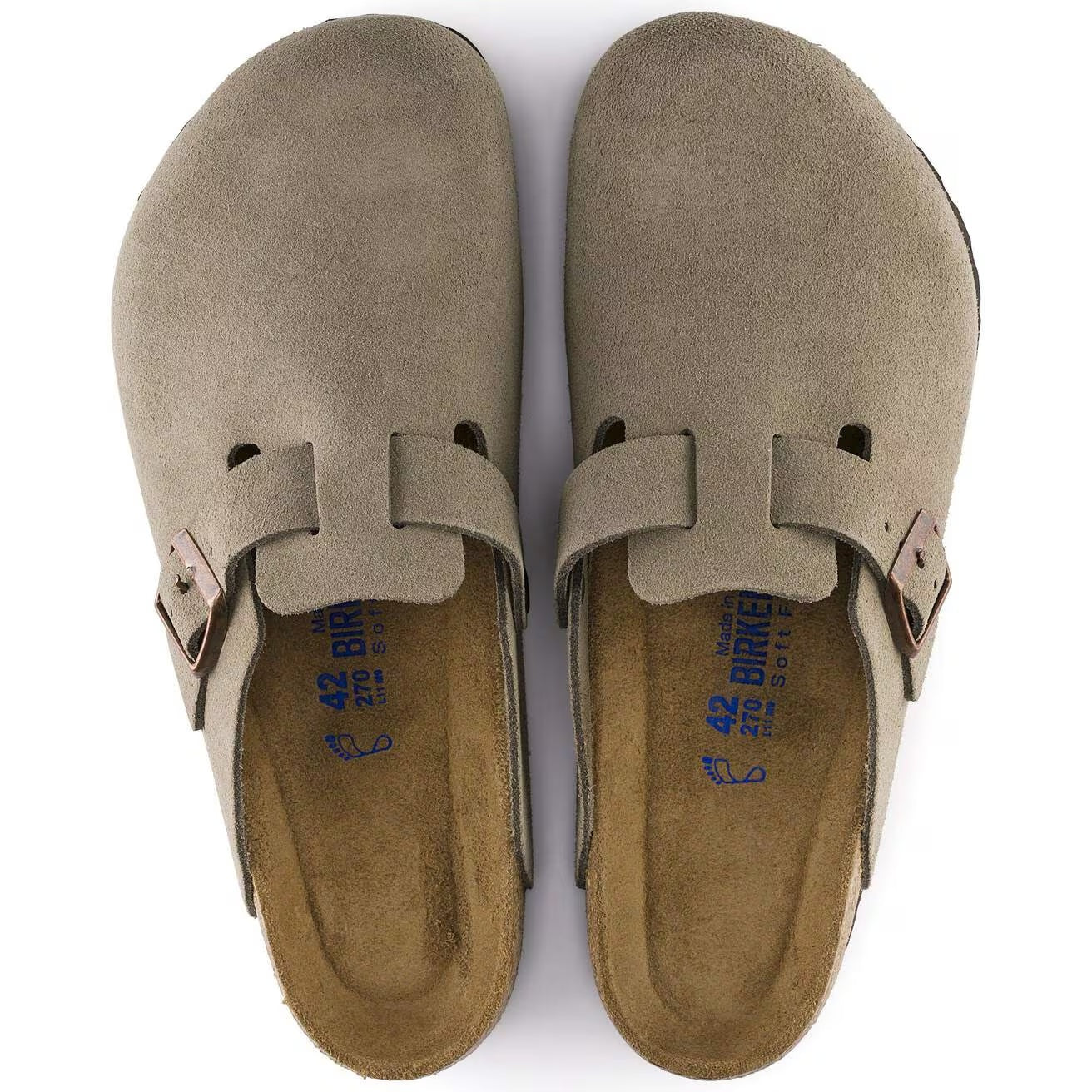 Boston Suede Soft Footbed Clog