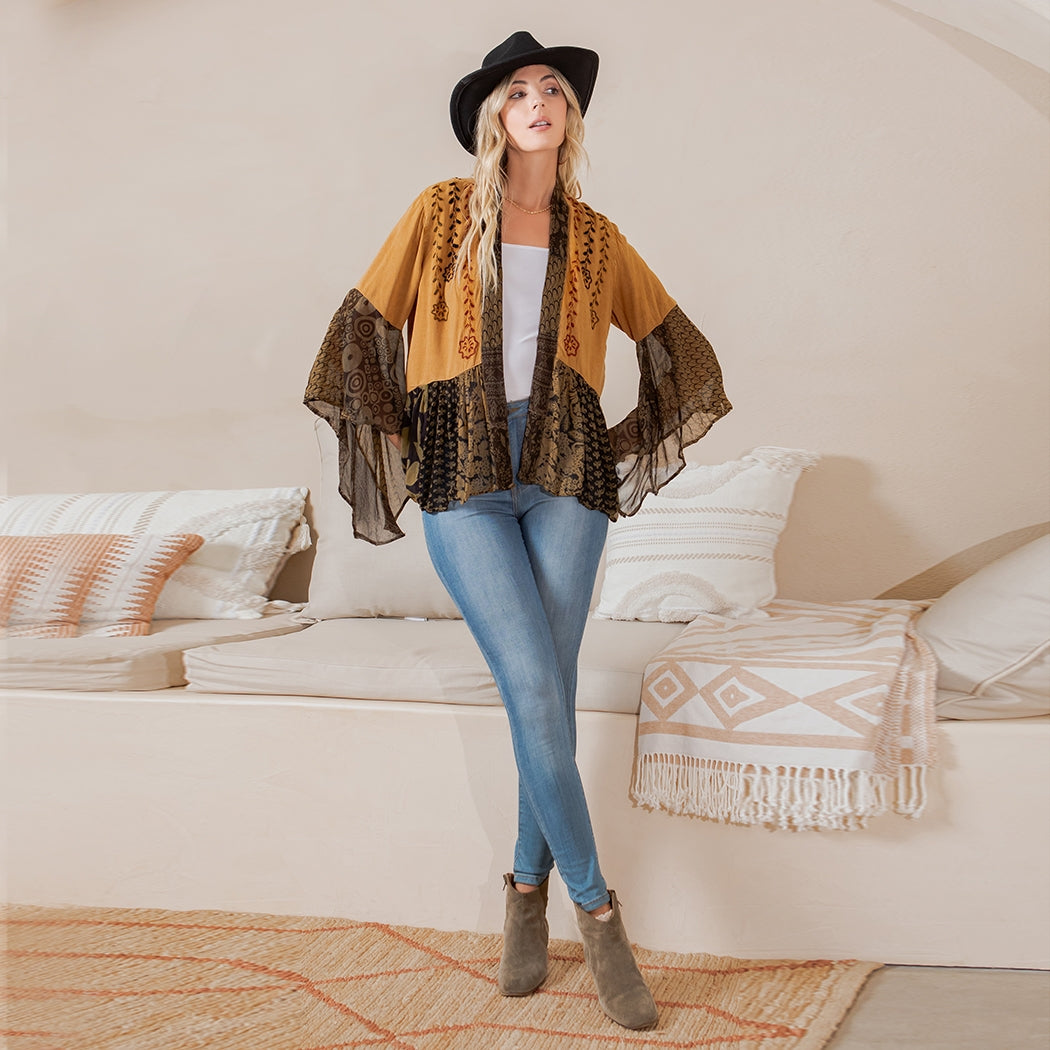 Western Kimono Shrug