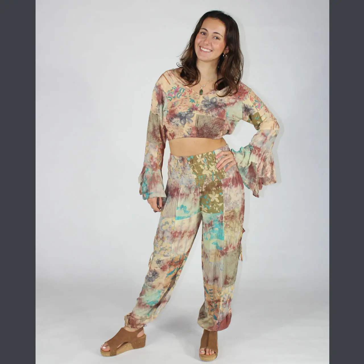Patchwork Harem Top