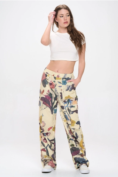 Botanical Print Pants