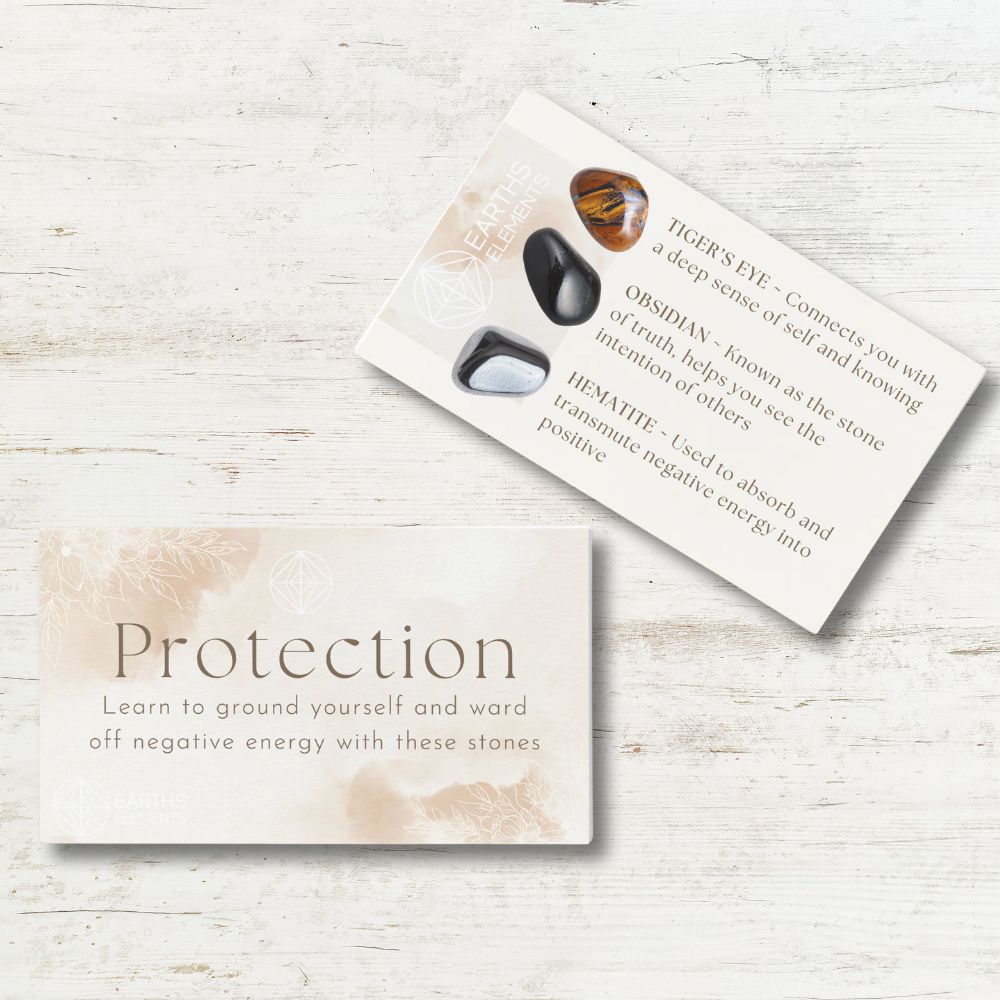 8mm Stone Intention Bracelet-Protection