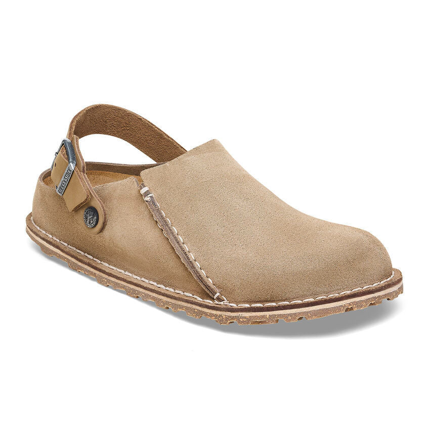 Lutry Premium Suede Clog Gray Taupe