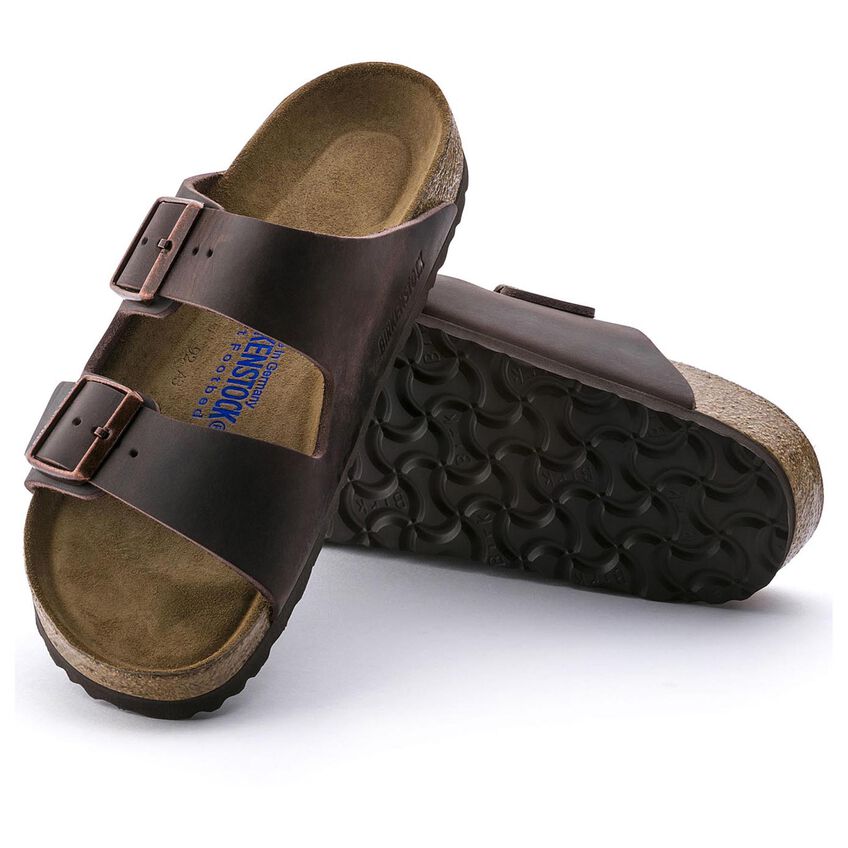 Arizona Oiled Leather Soft Footbed Sandal