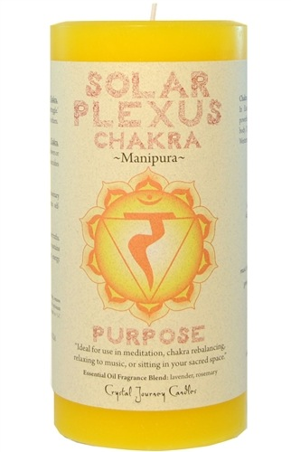 Chakra Pillar 3x6 Candle-Solar Plexus