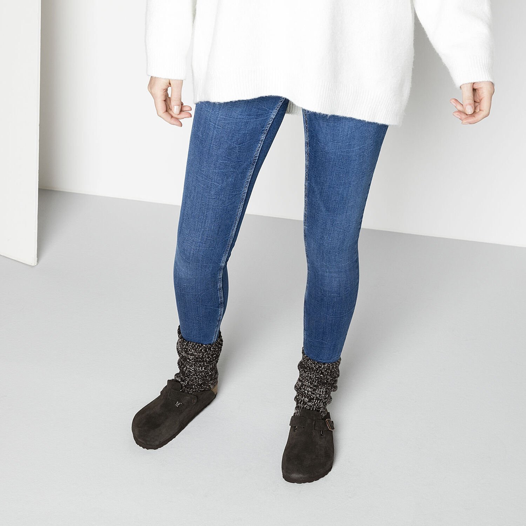 Boston Suede Soft Footbed Clog