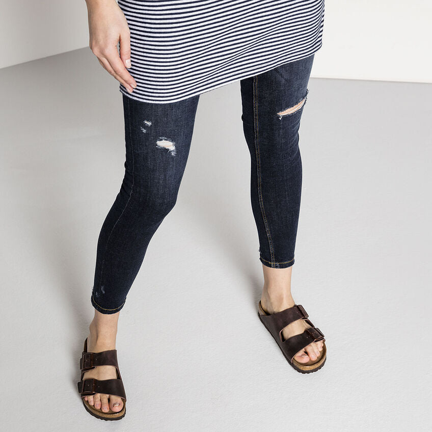 Arizona Oiled Leather Soft Footbed Sandal