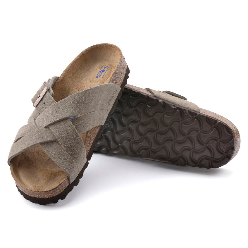 Lugano Suede Soft Footbed Sandal