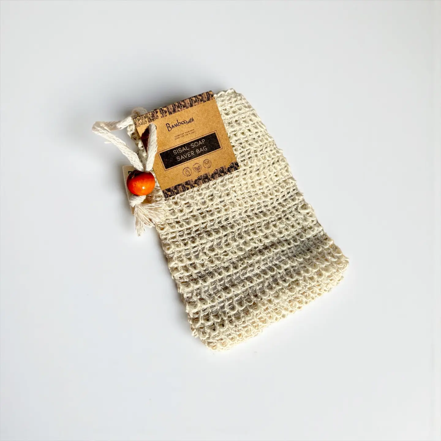Compostable Sisal Soap Saver Bag