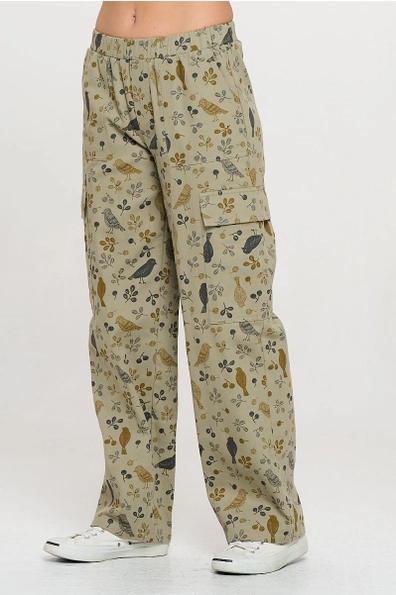 Bird Floral Pants