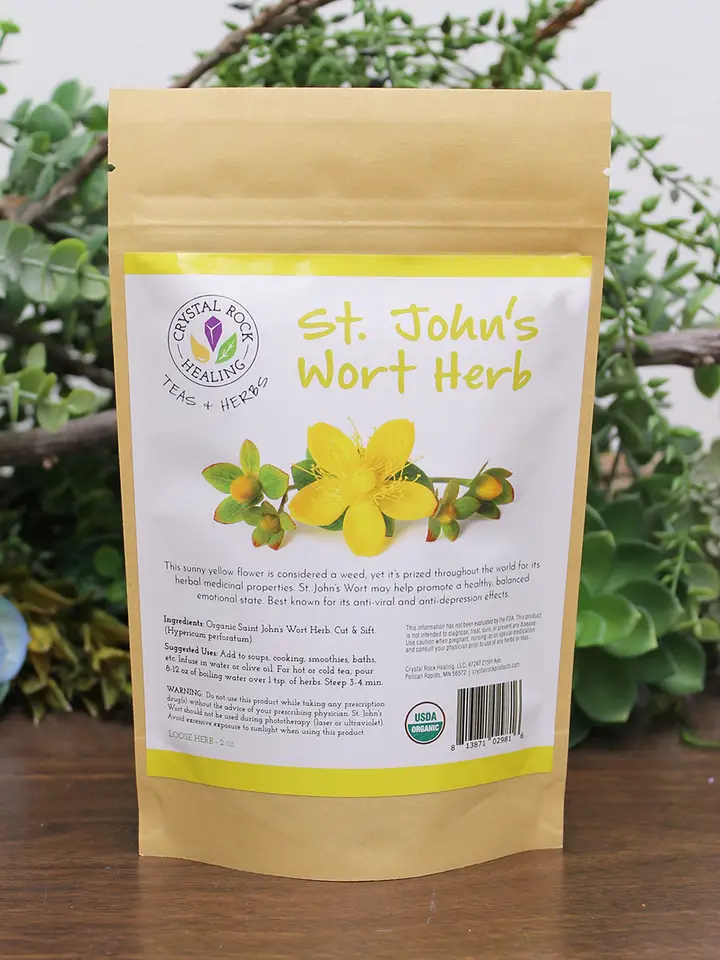 St John's Wort Organic Herb 2 oz