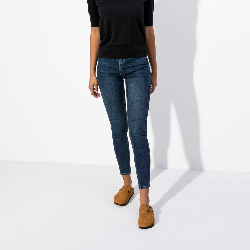 Boston Suede Soft Footbed Clog