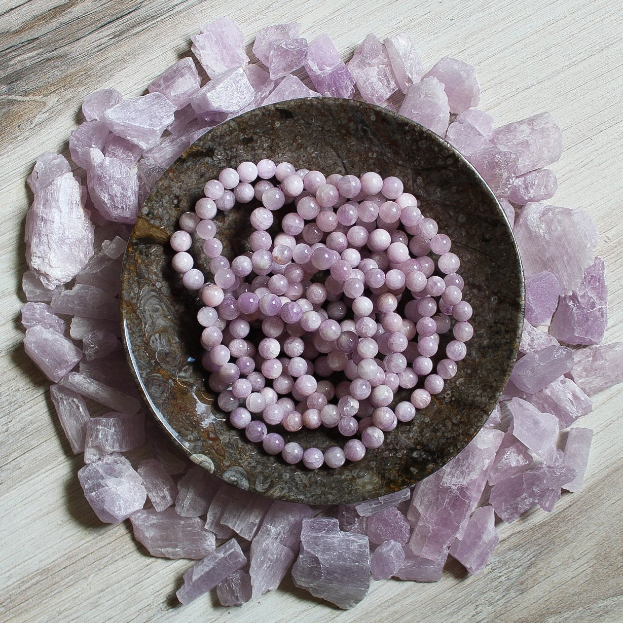 8mm Kunzite Stretch Bracelet