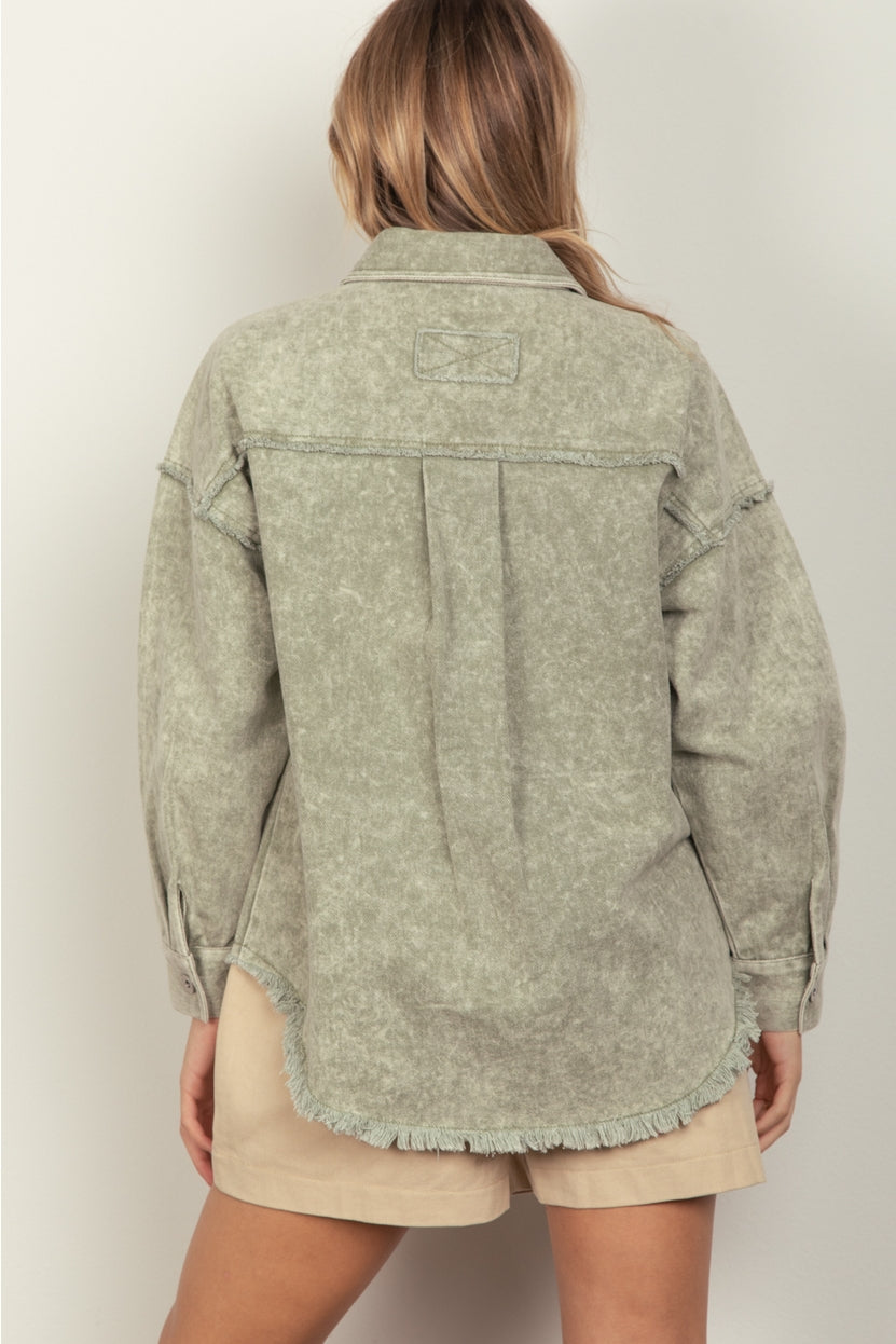 Cotton Oversized Denim Jacket