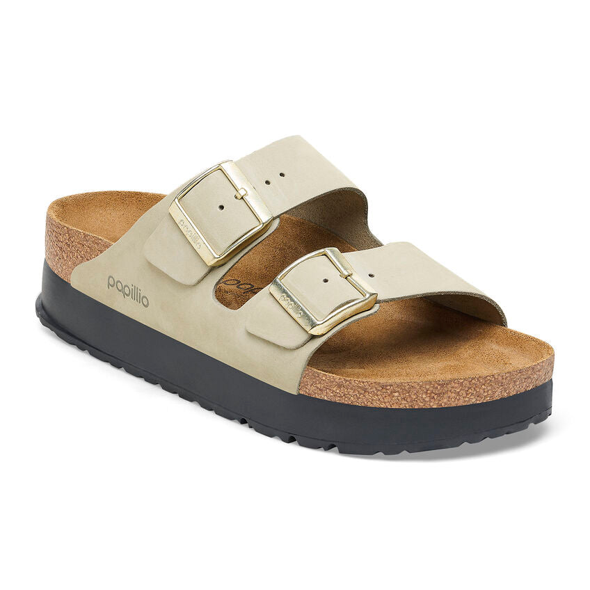 Arizona Flex Nubuck Leather Platform Sandal