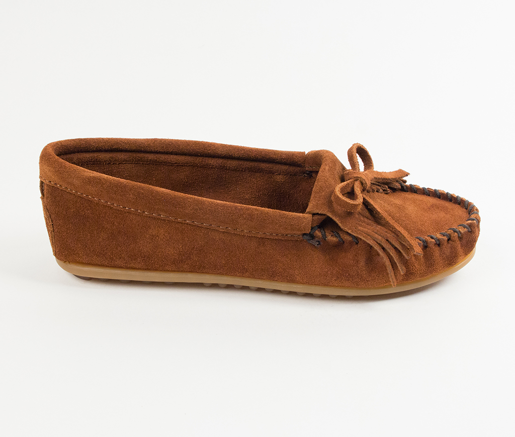 Kilty Suede Moccasin