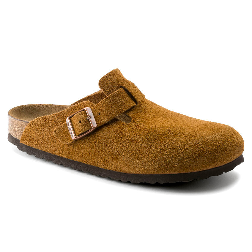 Boston Suede Soft Footbed Clog
