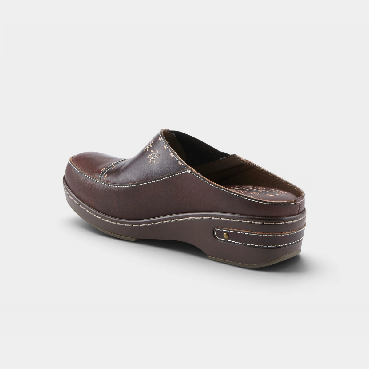 Chino Leather Clog