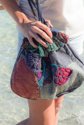Large Drawstring Hobo Bag