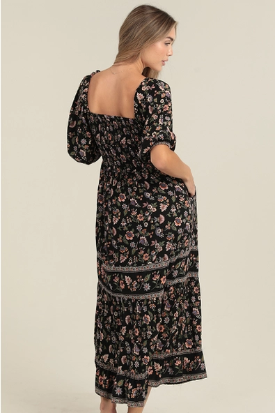 Smock Floral Dress