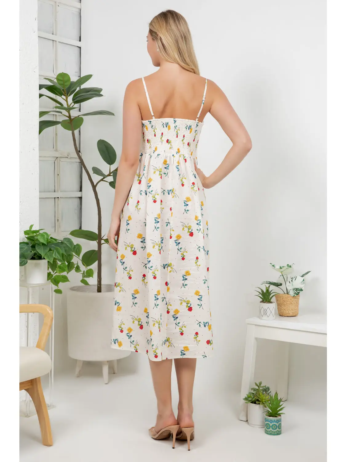 Colorful Rose Garden Dress
