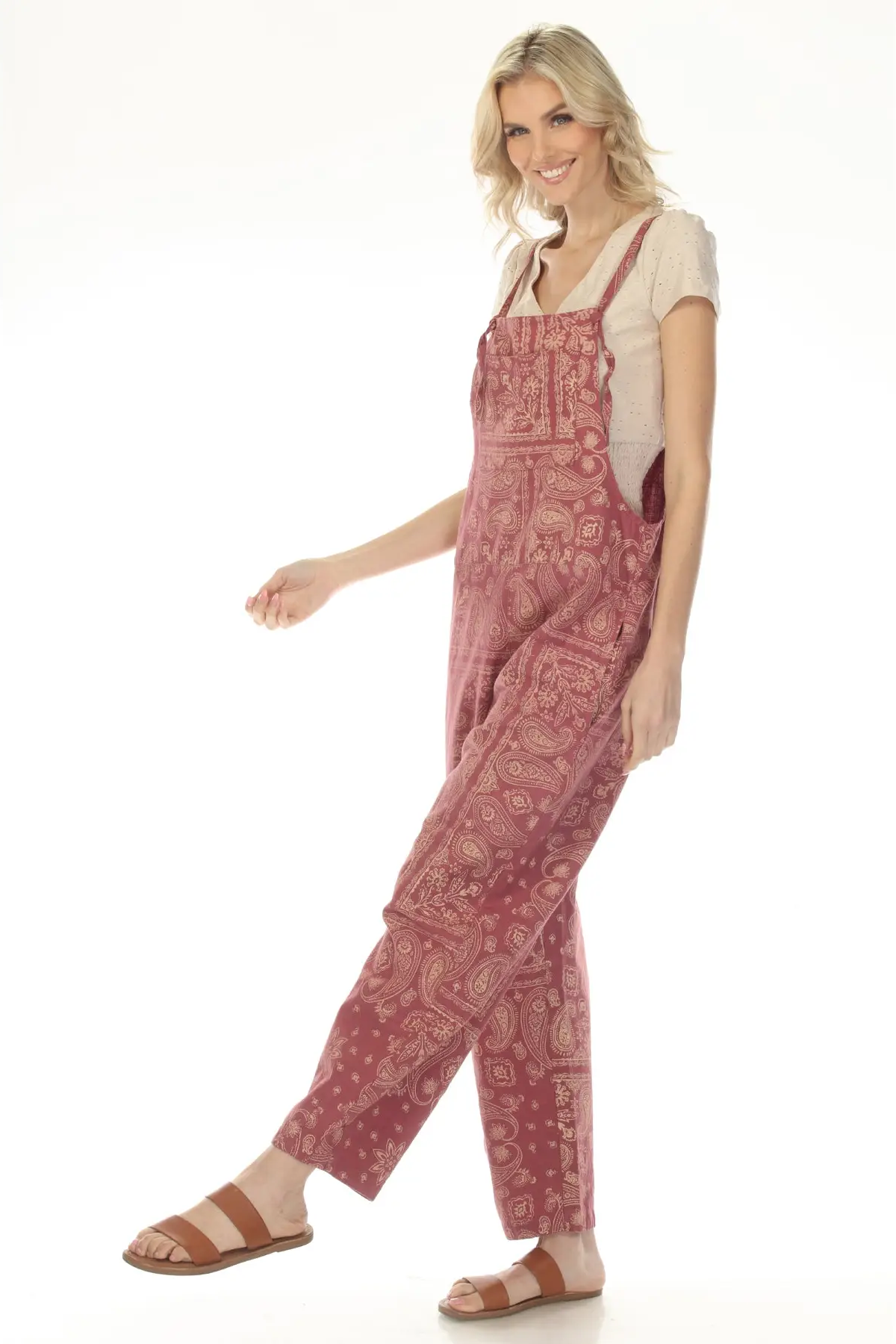 100% Cotton Bandana Overalls