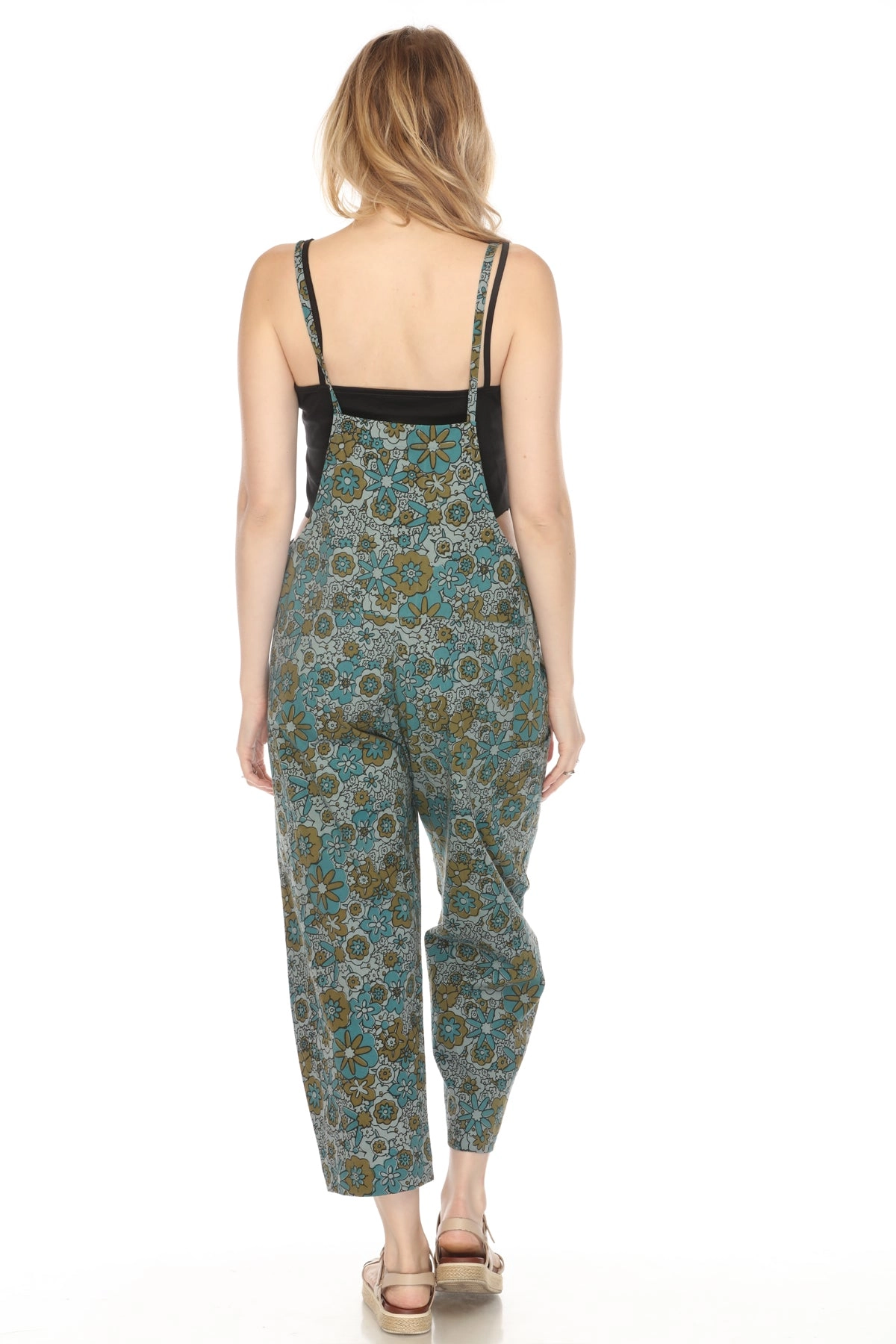 100% Cotton Flower Overalls