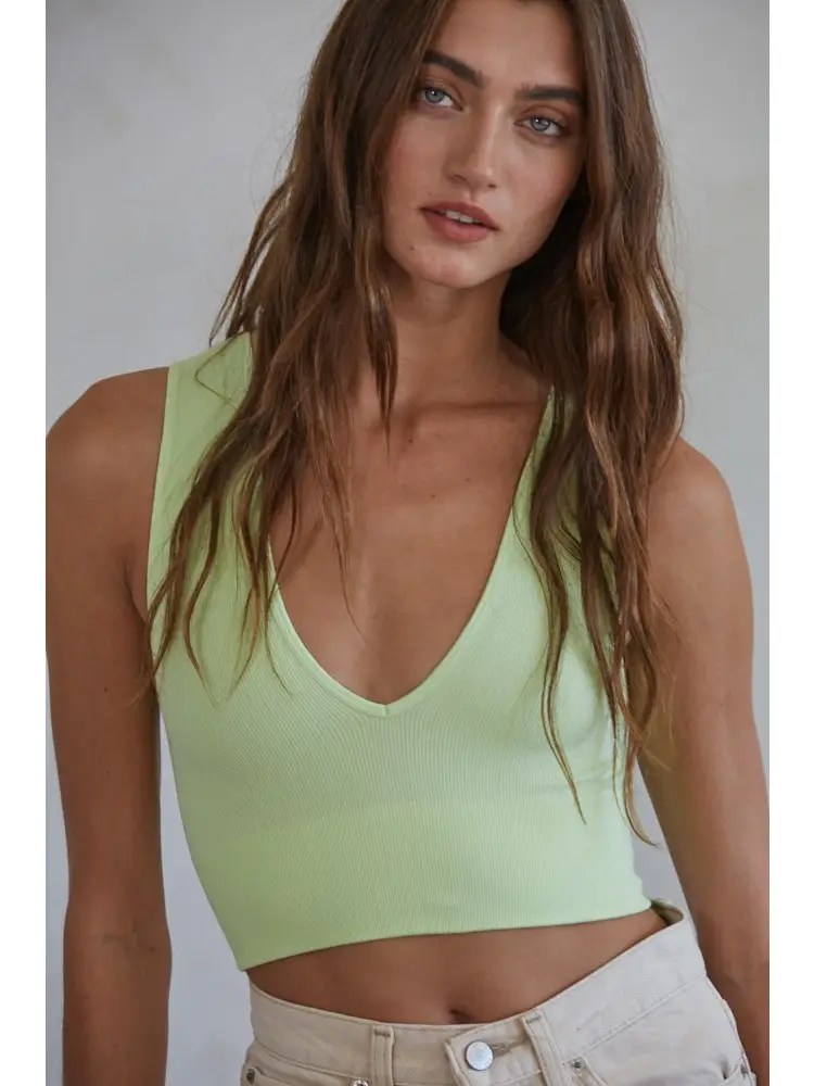 Take the Plunge Crop Tank