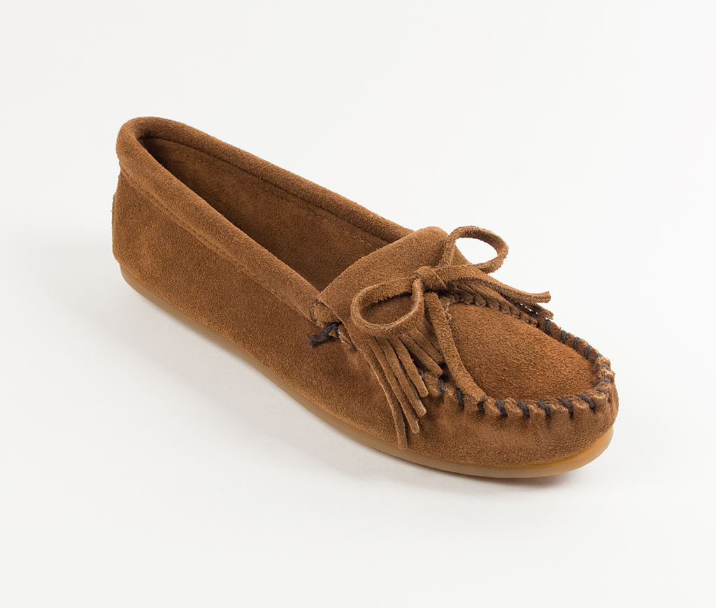 Kilty Suede Moccasin