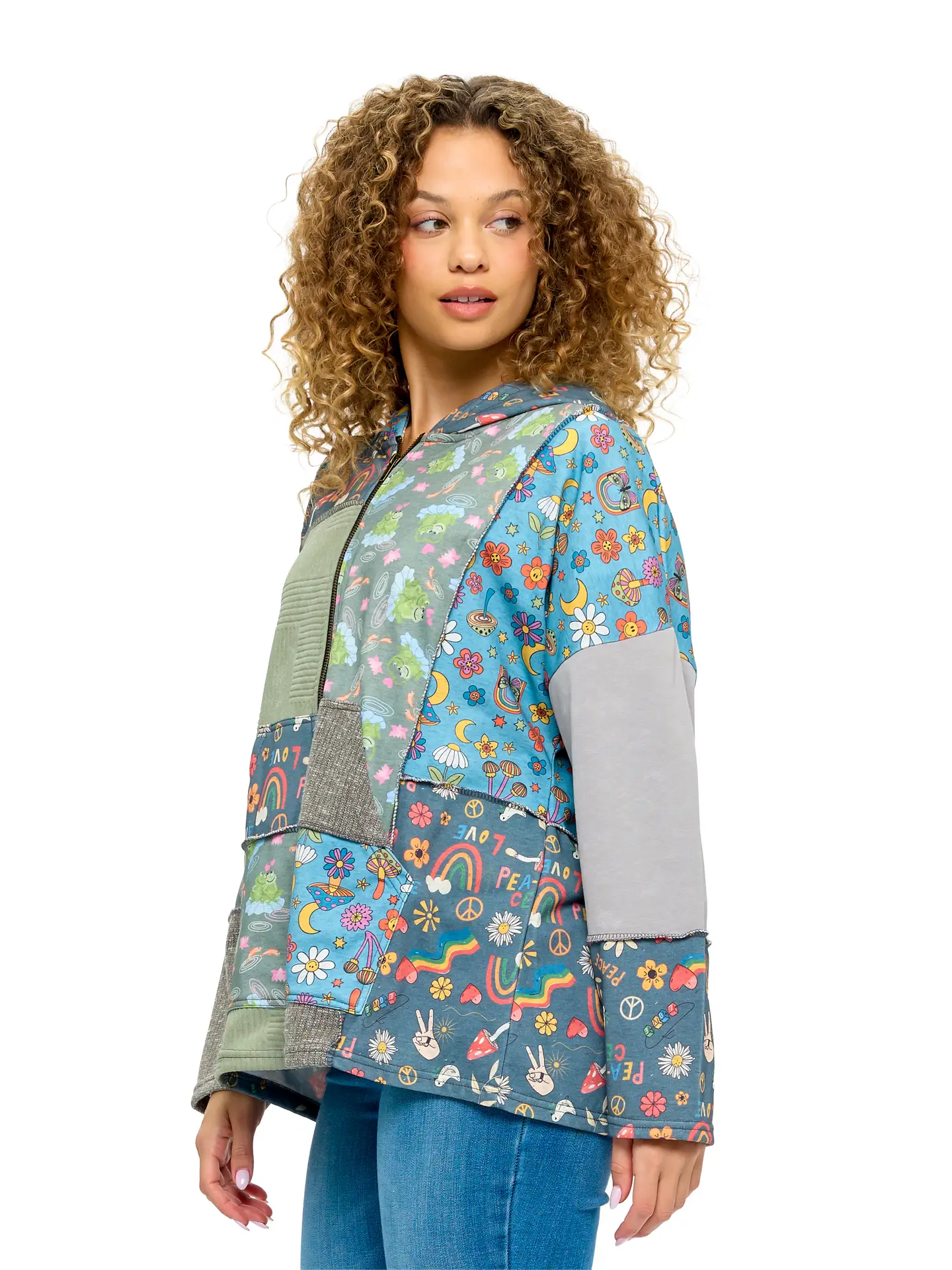 Zip Patch Hoodie