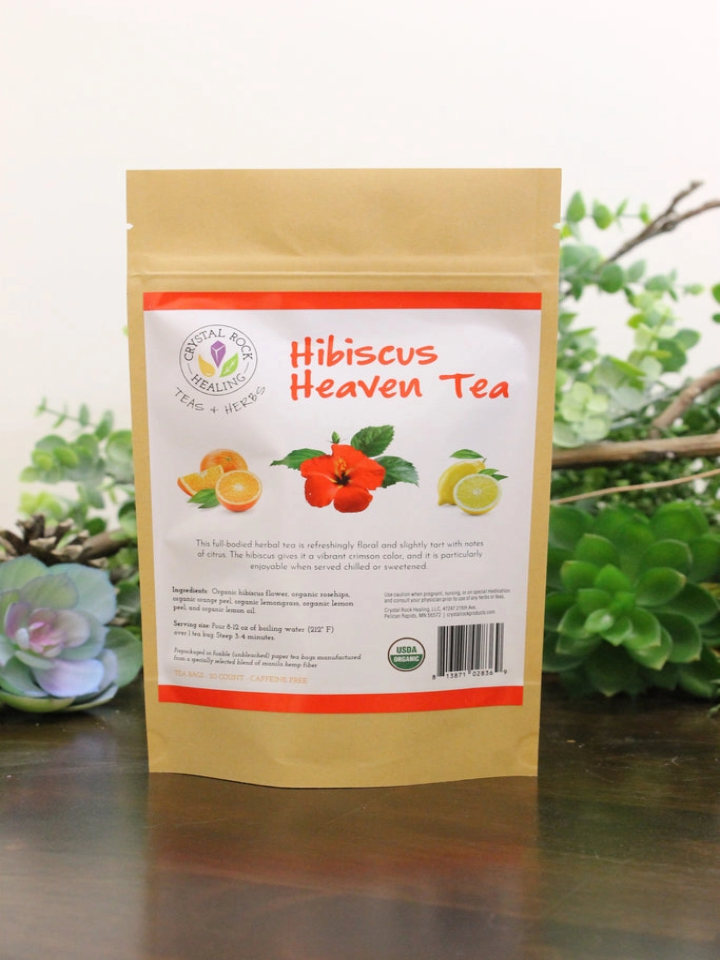 Hibiscus Heaven Organic Tea Bag  20 ct