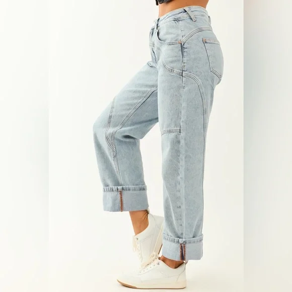 High Rise Barrel Jean