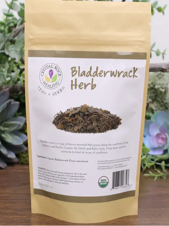 Bladderwrack Brown Seaweed Loose Herbs Organic 4 oz
