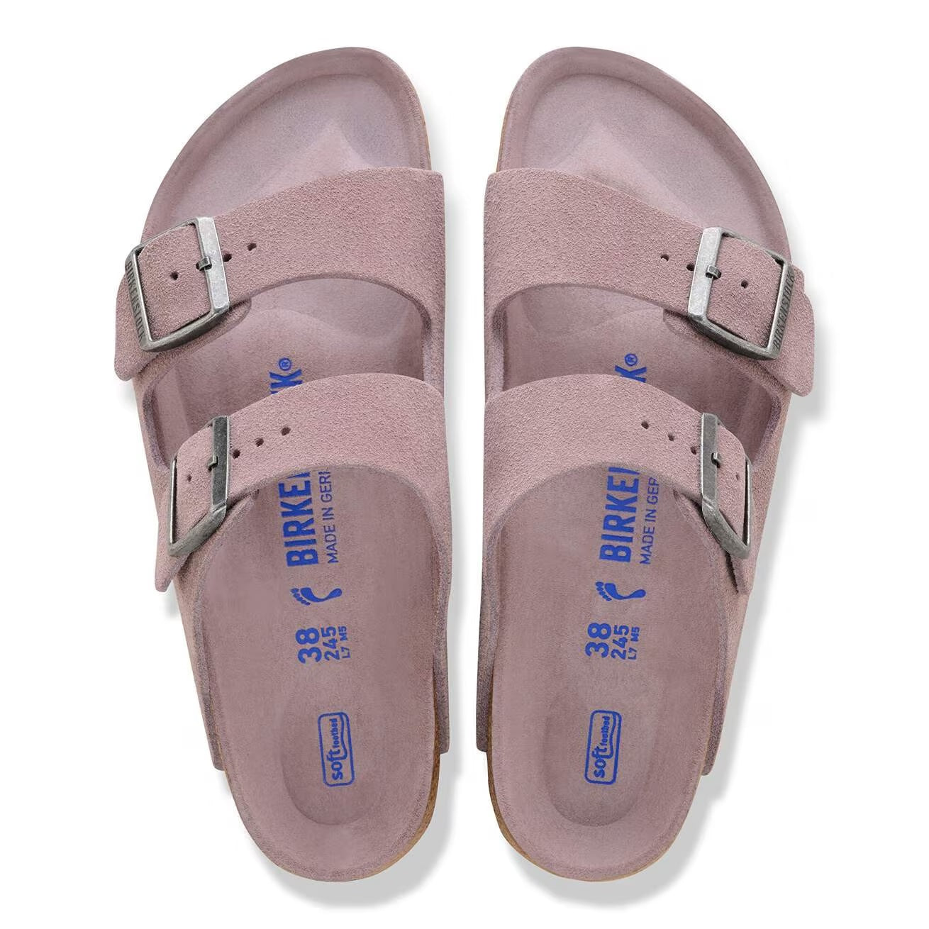 Arizona Suede Soft Footbed Sandal