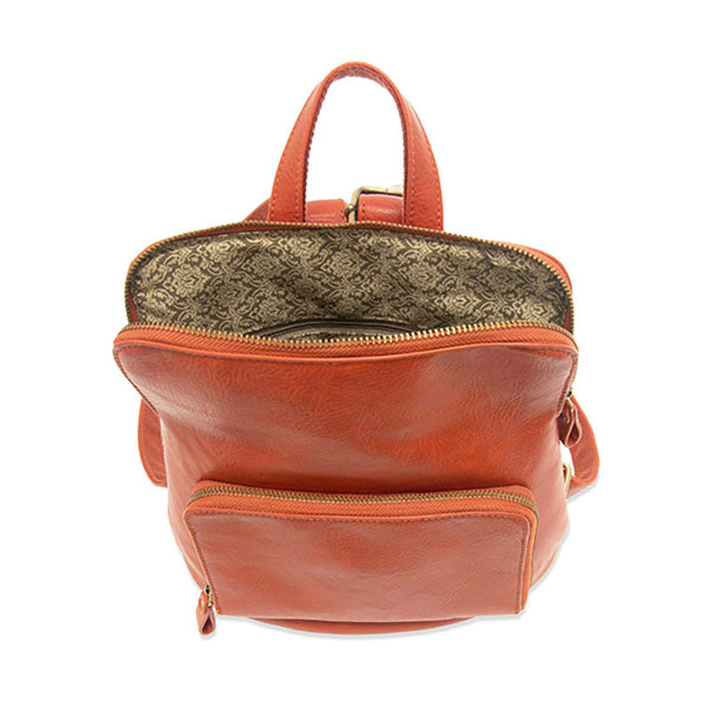 Julia Mini Backpack-Terracotta