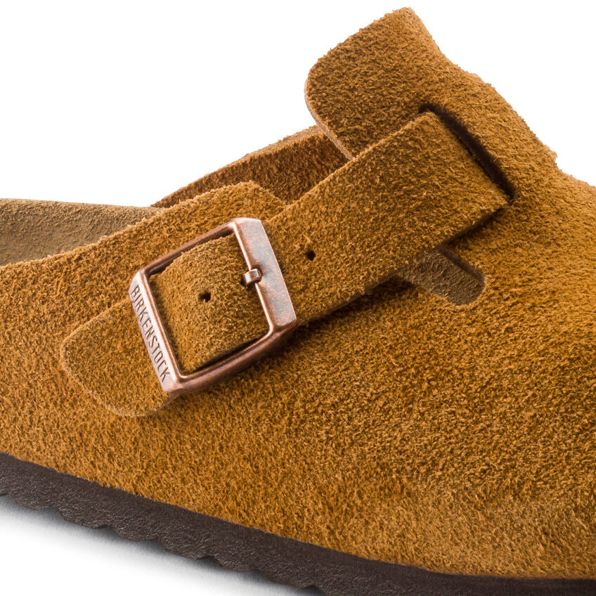 Boston Suede Soft Footbed Clog