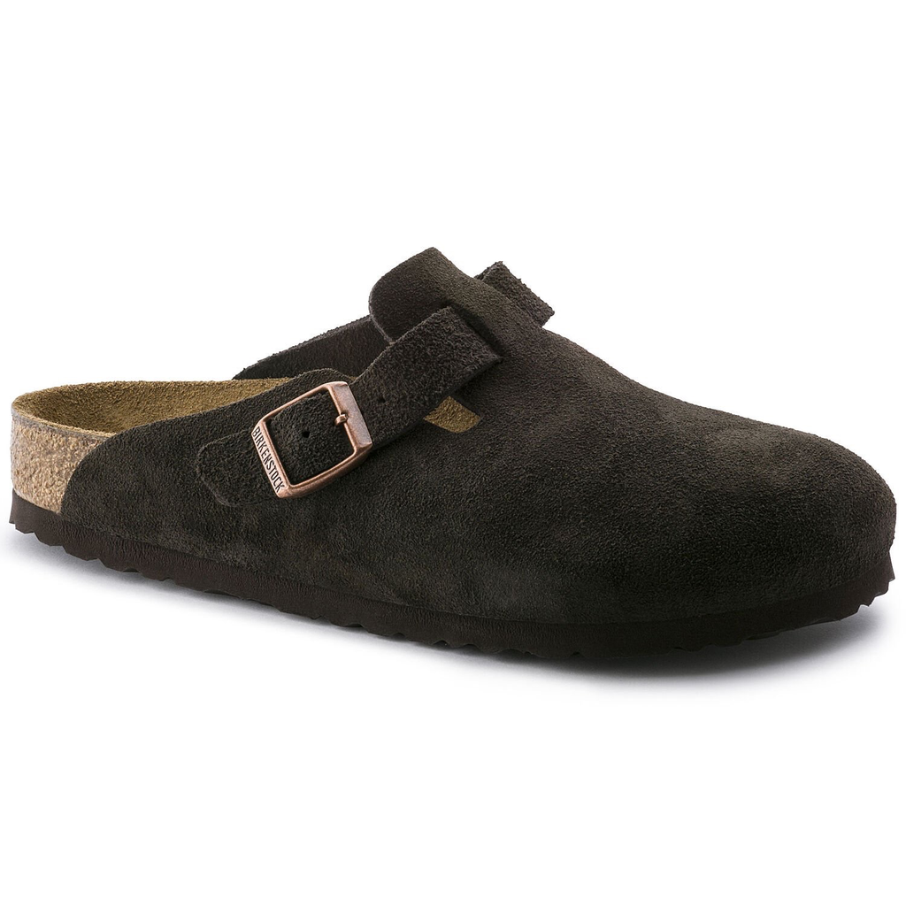Boston Suede Soft Footbed Clog
