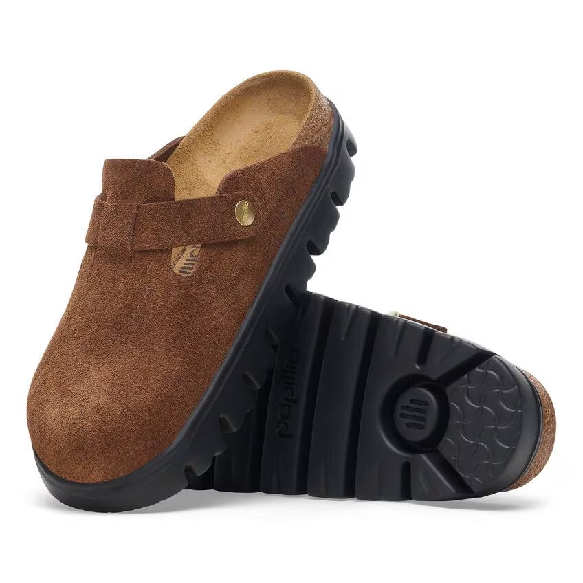 Boston Chunky Suede Clog