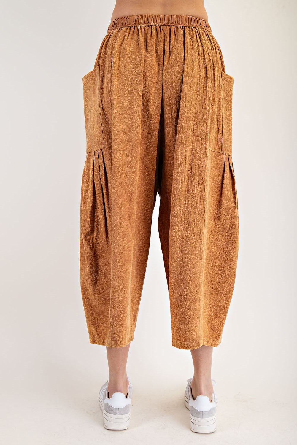 Side Pocket Cropped Pants