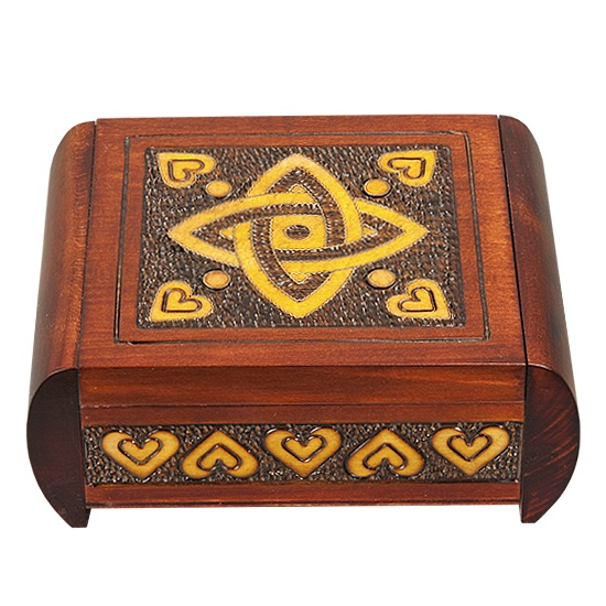 Celtic Knot Classic Wood Secret Box