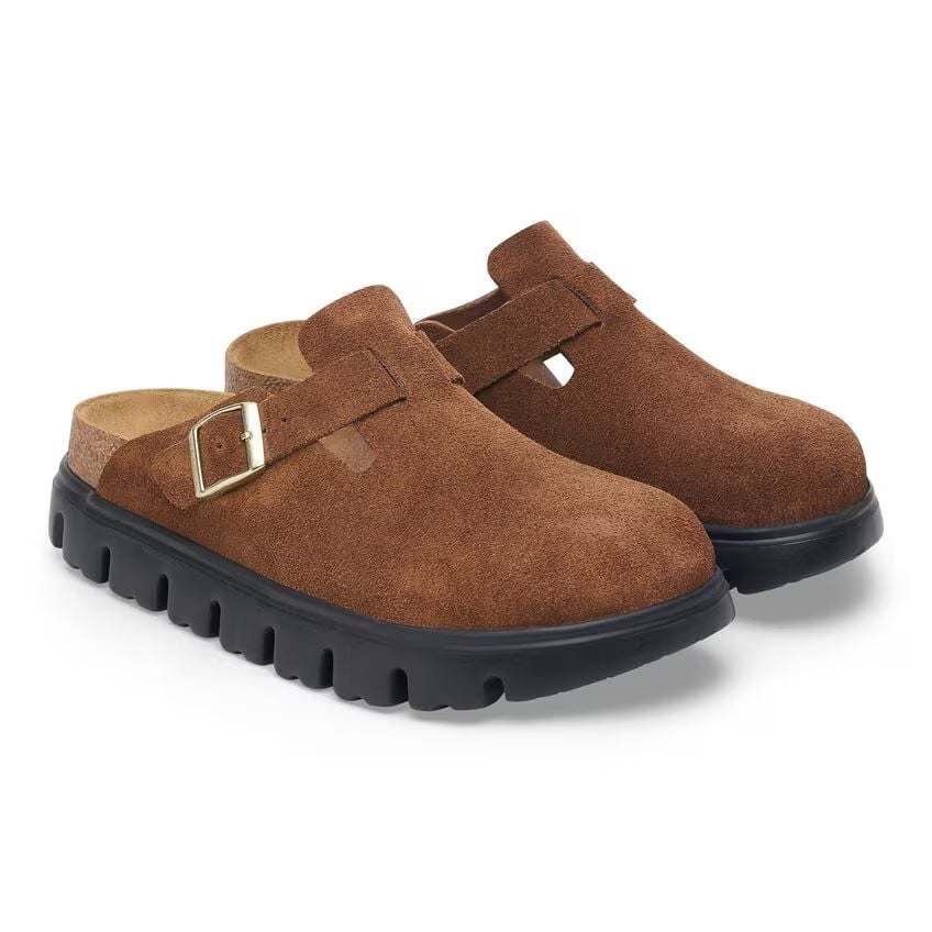Boston Chunky Suede Clog