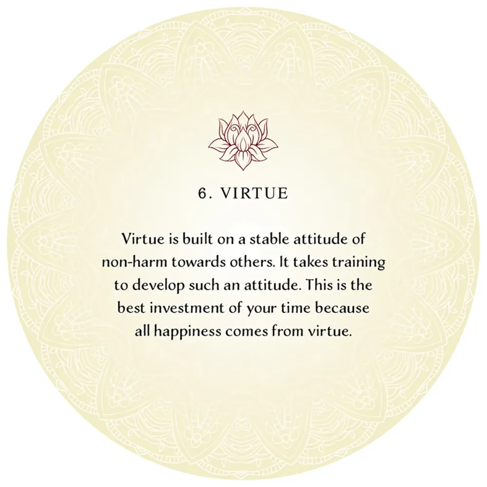 Buddhism Oracle Cards: The Science of Peace & Happiness