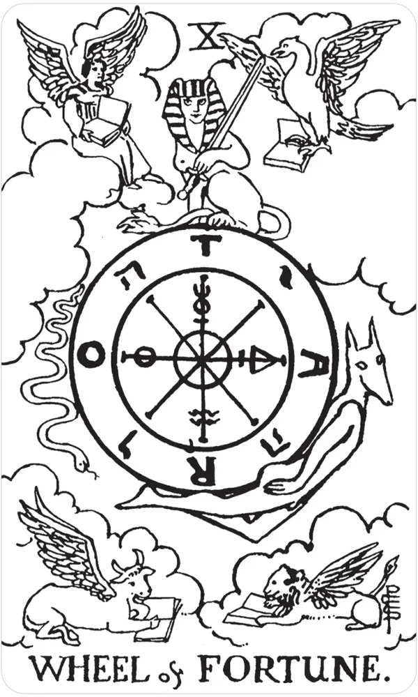 Black & White Rider-Waite Tarot Deck