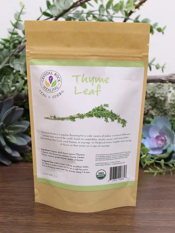 Thyme Leaf Loose Organic Herb 1oz