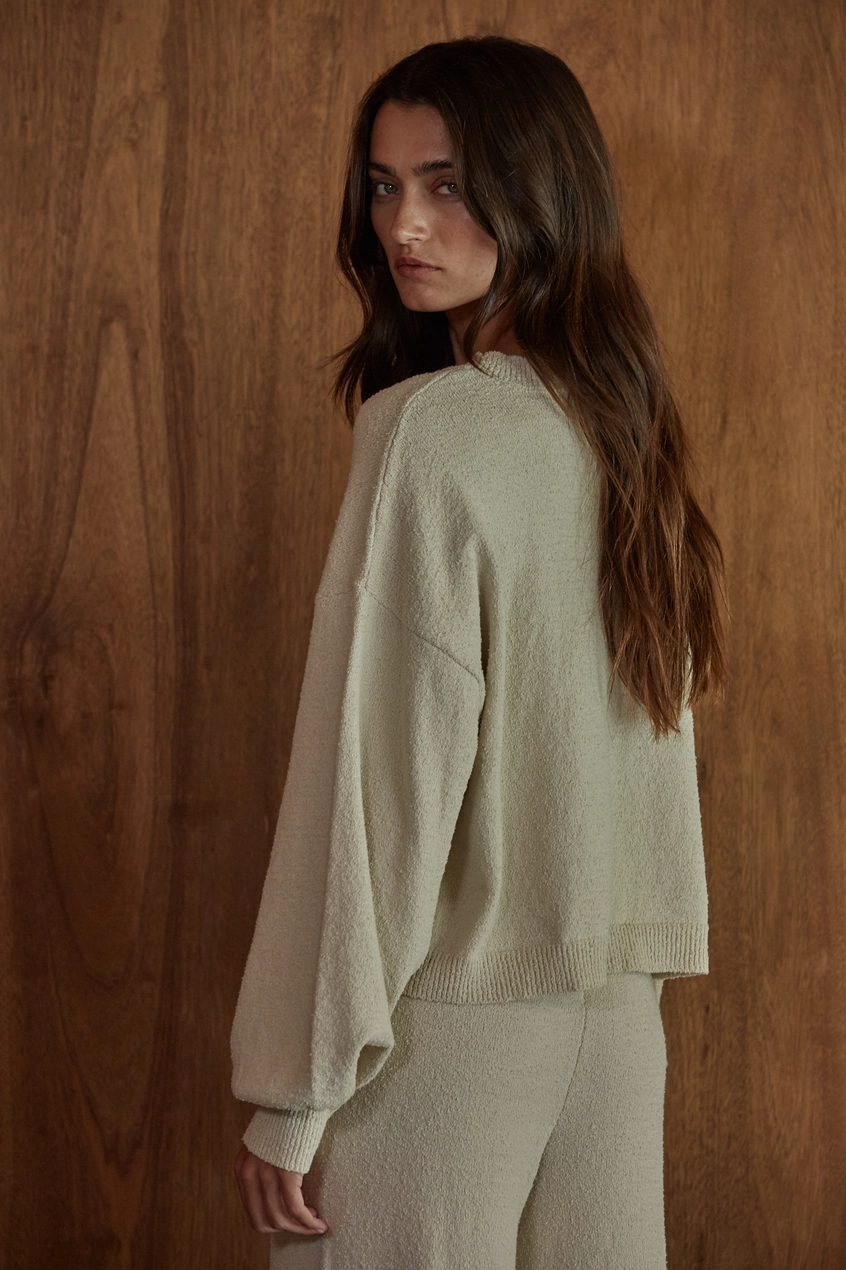 Cotton Knit Sweater Pullover